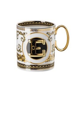 Versace Virtus Alphabet E Mug With Handle, MPN: 19335-403735-15505, 790955173460