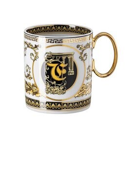 Versace Virtus Alphabet F Mug With Handle, MPN: 19335-403736-15505, 790955173491