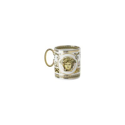 Versace Virtus Gala White Mug With Handle, MPN: 19335-403730-15505, 790955174207