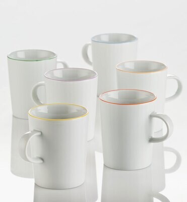 Arzberg Cucina Basic Colori Mug Set 6 Piece in Gb, MPN: 42100-670657-28443, UPC: 790955000000