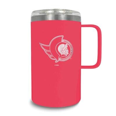 NHL Ottawa Senators Stainless Steel Hustle Mug GM26110-SEN, MPN: GM26110-SEN,