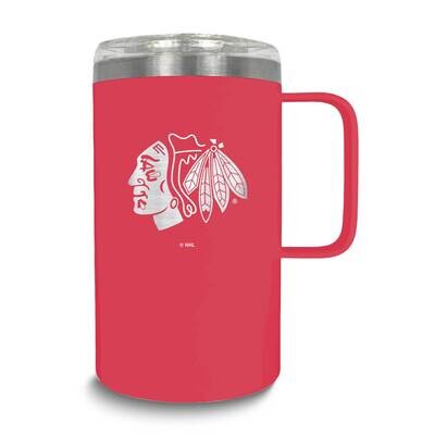 NHL Chicago Blackhawks Stainless Steel Hustle Mug GM26110-BLA, MPN: GM26110-BLA, 195568056931