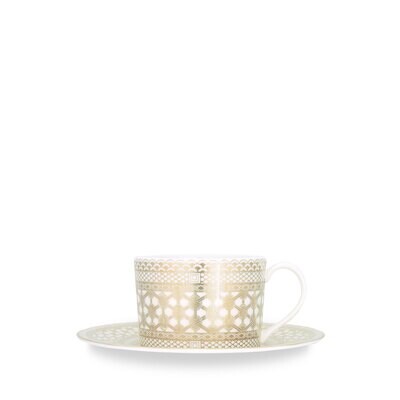Caskata Hawthorne Gilt Cup &amp; Saucer Gold HCSL-314, MPN: HCSL-314, 817325017480
