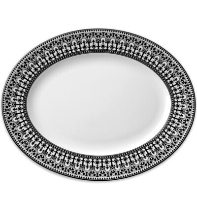 Caskata Casablanca Large Rimmed Oval Platter Black LOVL-160, MPN: LOVL-160, 817325012614