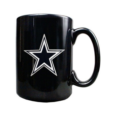 Dallas Cowboys 15oz Black Ceramic Mug GC140, MPN: GC140, 89006708028
