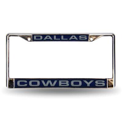NFL Dallas Cowboys Blue Laser Chrome Car License Plate Frame GC7078, MPN: GC7078, 94746402457