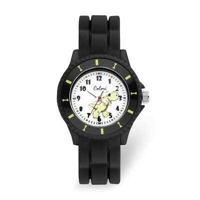 Colori Kids Black Dinosaur 30mm Watch XWA6390, MPN: XWA6390,