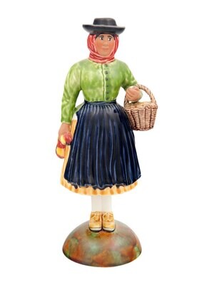 Bordallo Pinheiro Pinheiro Arte Bordallo Pinheiro Peasent wih Basket Decorated 65003817, MPN: 65003…