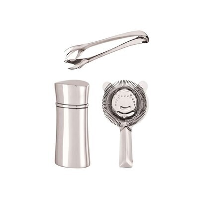 Sambonet Wedding Set Cocktail Set 3 Piece Bamboo 55772-LN, MPN: 55772-LN,