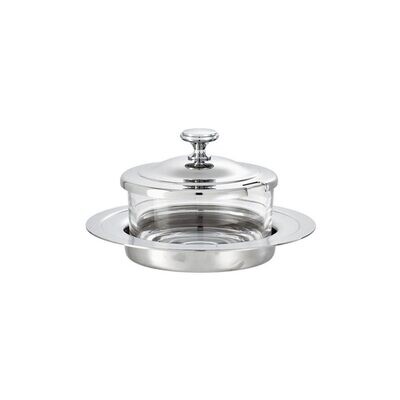 Sambonet Elite Grated Cheese Pot With Crystal 56079-01, MPN: 56079-01, 790955913424