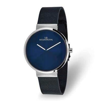Mens Mountroyal Blue Dial Watch Stainless Steel XWA6399, MPN: XWA6399,
