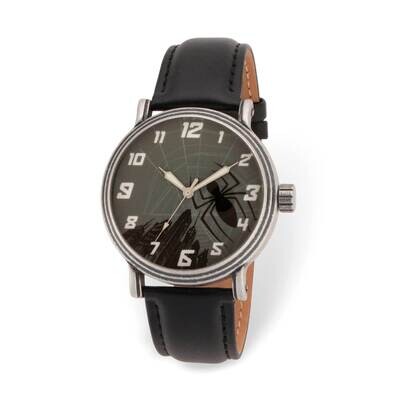 Marvel Spider-Man Mens Black Leather Watch XWA6262, MPN: XWA6262, 842885113273