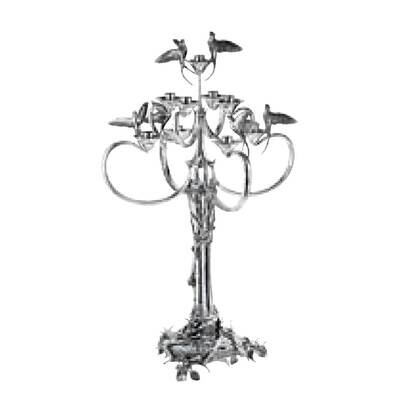Ercuis Escale Enchantee Candelabra 9 Lights 28.75 Inch Silver Plated F507005-00, MPN: F507005-00, 3…