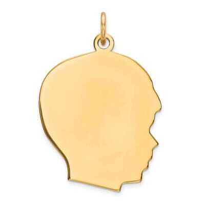 Gp Engraveable Boy Polished Disc Charm Sterling Silver QM364G/50, MPN: QM364G/50, 883957604183