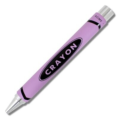 Acme Crayon Chrome Purple Retractable Roller Ball Pen PACME3PULP, MPN: PACME3PULP