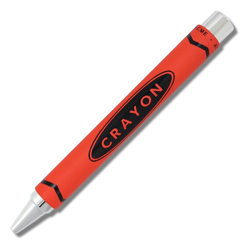 Acme Crayon Chrome Orange Retractable Roller Ball Pen PACME3ORLP, MPN: PACME3ORLP