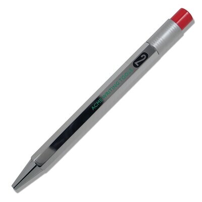 Acme #2 (Number Two) Chrome Color Test Retractable Roller Ball Pen PACME2CHRR, MPN: PACME2CHRR