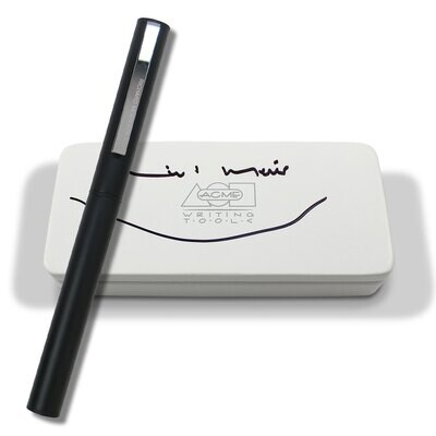 Acme Rm Ii Matte Black Chrome Signed Prototype Roller Ball Pen P3RM05BKMRCLES, MPN: P3RM05BKMRCLES