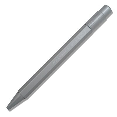 Acme #2 (Number Two) All Silver Color Test Retractable Roller Ball Pen PACME2SLRR3, MPN: PACME2SLRR3