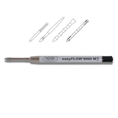 Acme Easy Flow 9000 Black Refill Medium, MPN: PREFP9000BK