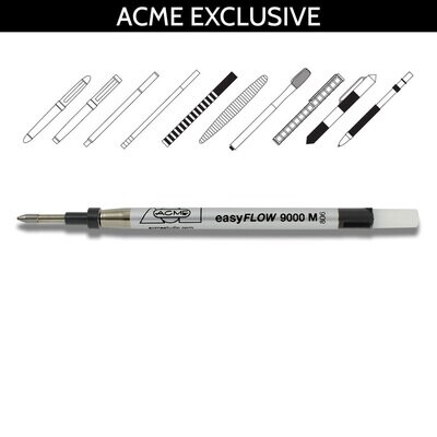 Acme Easy Flow 9000 Black with Parts Refill Medium, MPN: PREFP9000BKP