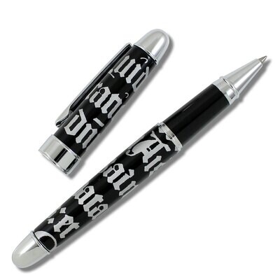 Acme Gothic Script Silver Ballpoint Pen, MPN: PRD36BP