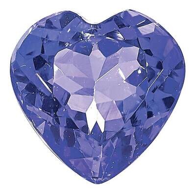 Tanzanite 3mm Heart Faceted A Quality TZ-0300-HTF-A, MPN: TZ-HTF-A,