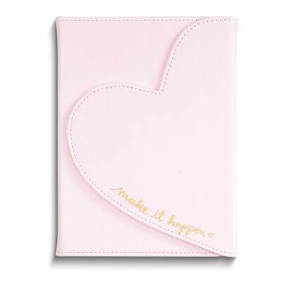 Dayna Lee MAKE IT HAPPEN Pink Heart 5x7 Inch 256-Page Journal GM24460, MPN: GM24460, 826635246701