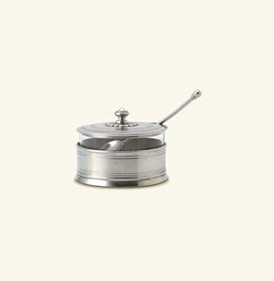 Match Pewter Parmesan Dish With Spoon 712, MPN: 712,