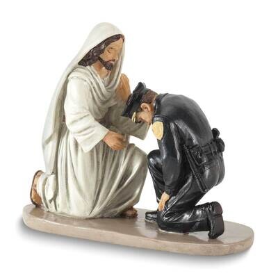 Jesus and Police Officer Figurine GM24525, MPN: GM24525, 603799449113