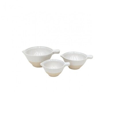 Casafina Fattoria White Set of 3 Measuring Cups FA550/1/2-WHI, MPN: FA550/1/2-WHI, 840289008652