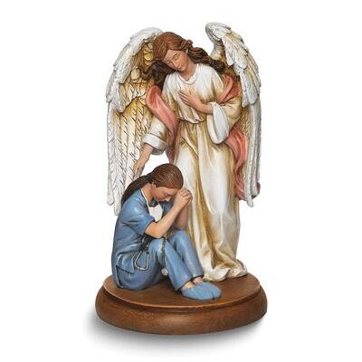 Joseph&#39;s Studio Guardian Angel with Female Healthcare Worker Figurine GM25678, MPN: GM25678, 899457…