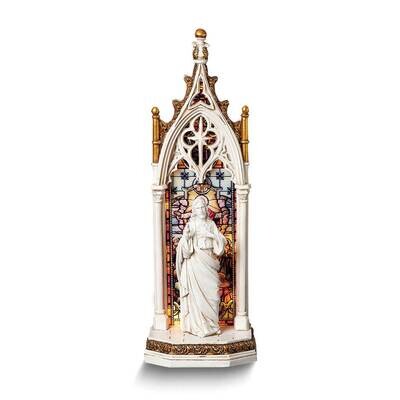 Joseph&#39;s Studio Sacred Heart LED Arched Window Figurine GM25653, MPN: GM25653, 89945761573