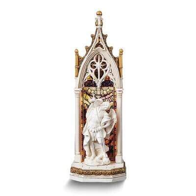 Joseph&#39;s Studio St. Michael LED Arched Window Figurine GM25656, MPN: GM25656, 89945742213