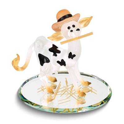 Glass Baron Lola Cow Glass Figurine GM24985, MPN: GM24985, 708873045929