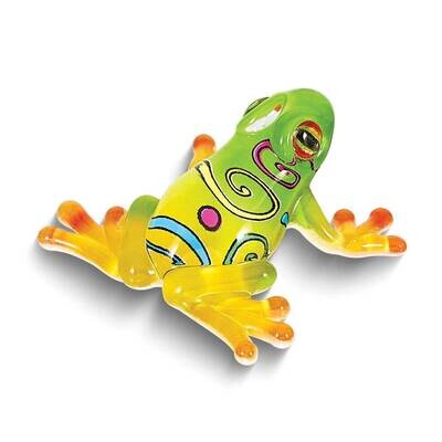 Glass Baron Curly Frog Glass Figurine GM24980, MPN: GM24980, 708873045950