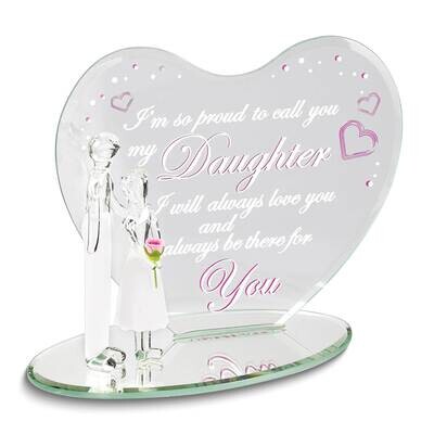Glass Baron Proud of MY DAUGHTER With Rose Figurine GM24952, MPN: GM24952, 708873044489