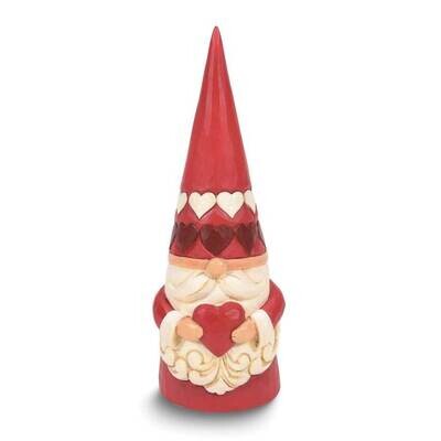 Jim Shore Heartwood Creek Red Gnome Holding Heart Figure GM24652, MPN: GM24652, 28399282074