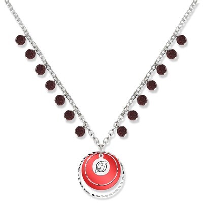 New Jersey Devils Game Day Necklace DVL068N-CR