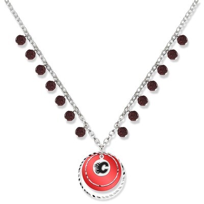 Calgary Flames Game Day Necklace FLA068N-CR
