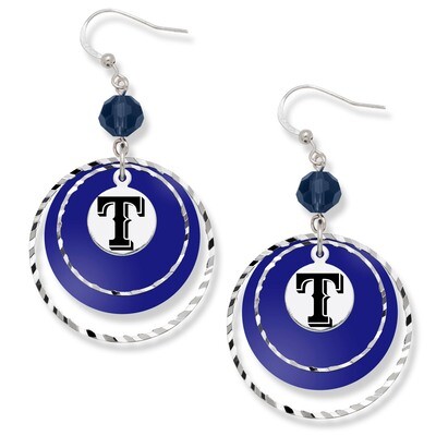 Texas Rangers Game Day Earrings RAN068ER-CR