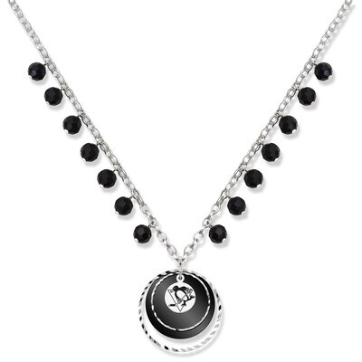 Pittsburgh Penguins Game Day Necklace PEN068N-CR