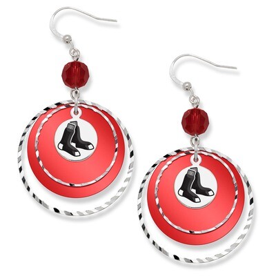 Boston Red Sox Game Day Earrings RSO068ER-CR