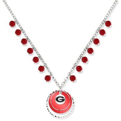 University of Georgia Game Day Necklace UGA068N-CR
