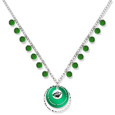 Minnesota Wild Game Day Necklace WIL068N-CR