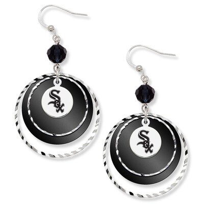 Chicago White Sox Game Day Earrings WHI068ER-CR