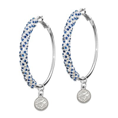 Toronto Blue Jays Amped Logo Crystal Earrings BLU077ER-CR