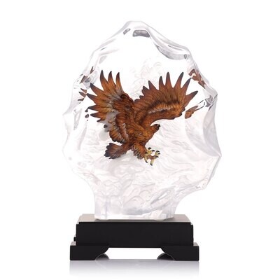 Franz Porcelain Lucite A Brilliant Career Figurine With Wooden Base Limited Editon of 288 FL00142, …