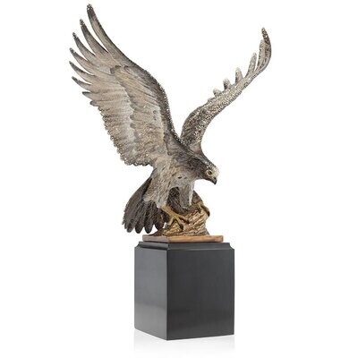 Jay Strongwater Baldwin Falcon Figurine SDH1900-280, MPN: SDH1900-280,