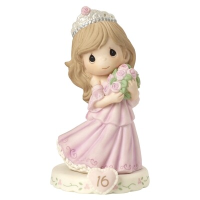 Precious Moments Growing Grace Age Sixteen Brunette Porcelain Figurine GM13952, MPN: GM13952, 87555…